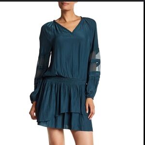 Ramy Brook Aidan Silk Mini Dress Large
